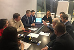 В бизнес-центре 'Манхеттен' состоялось выездное заседание Московской торгово-промышленной палаты.